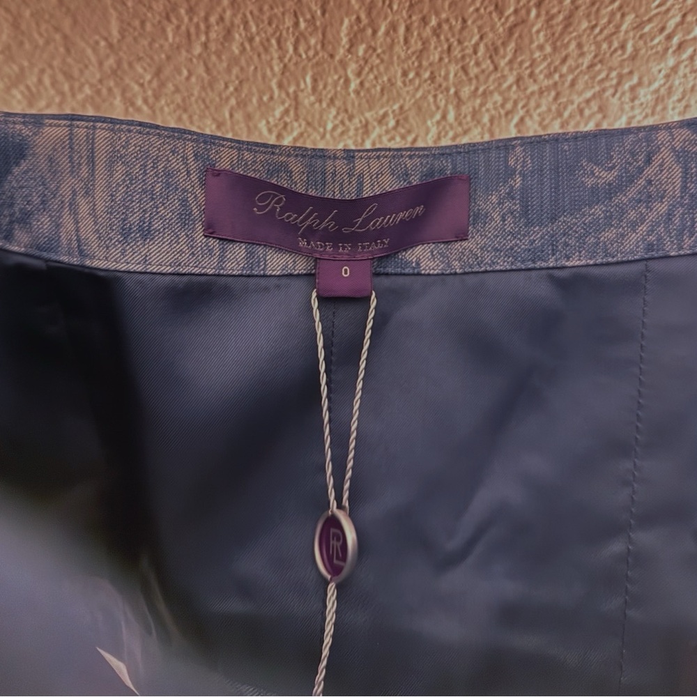 Ralph Lauren Collection Vanessa Cotton-Blend Chiné Bustier - Picture 7 of 7
